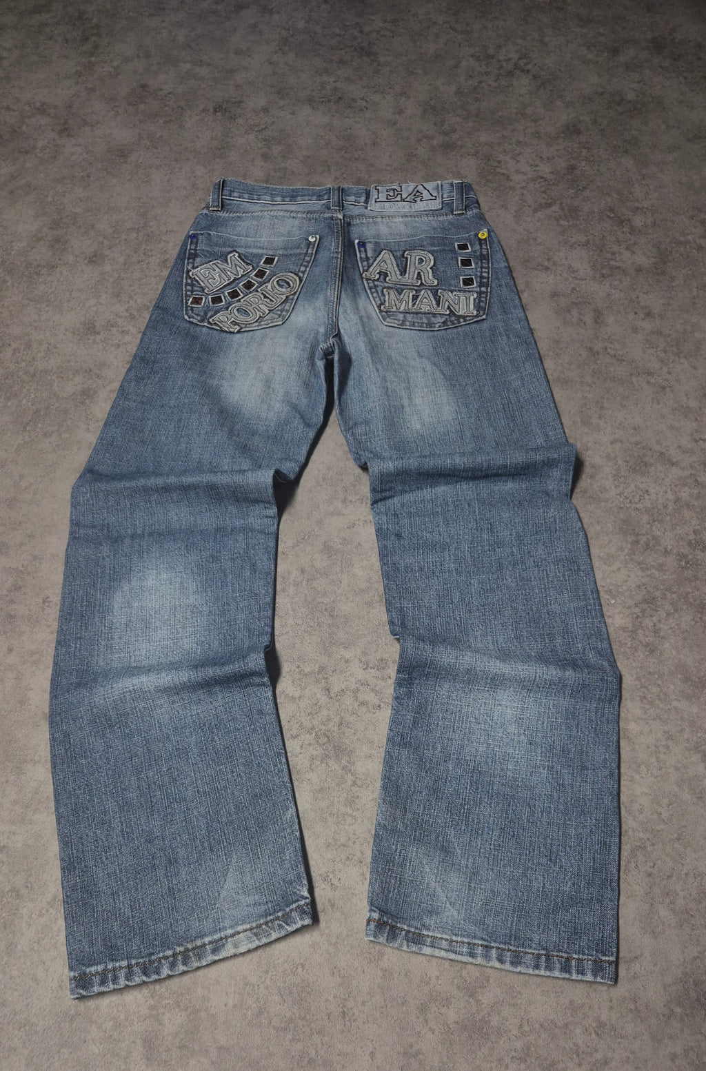 Armani Big Print Jeans (S)