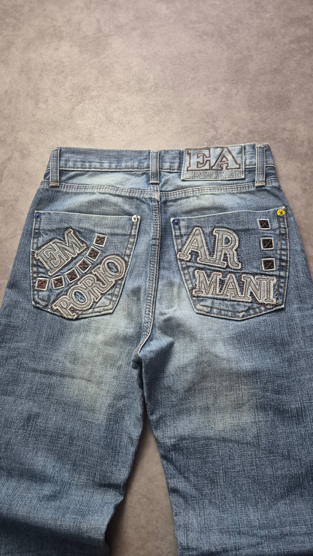 Armani Big Print Jeans (S)