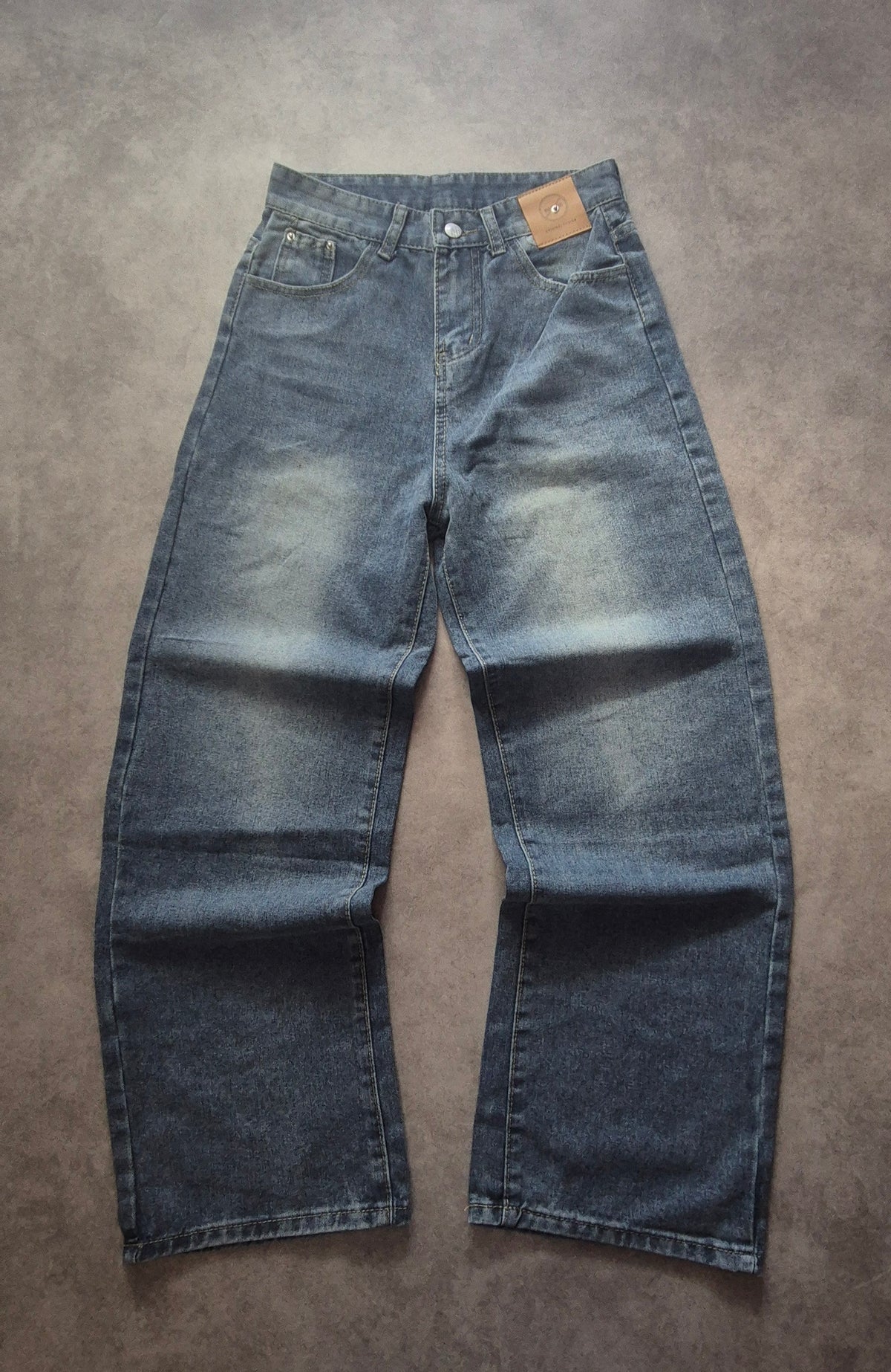 Backprint Baggy Jeans (M)
