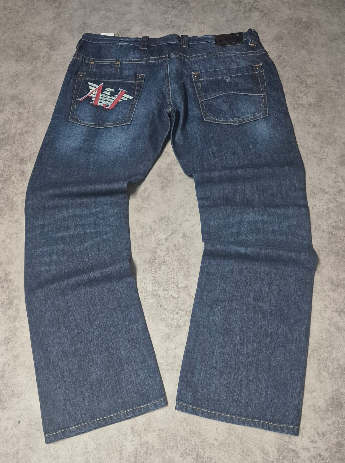 Armani Backprint Jeans