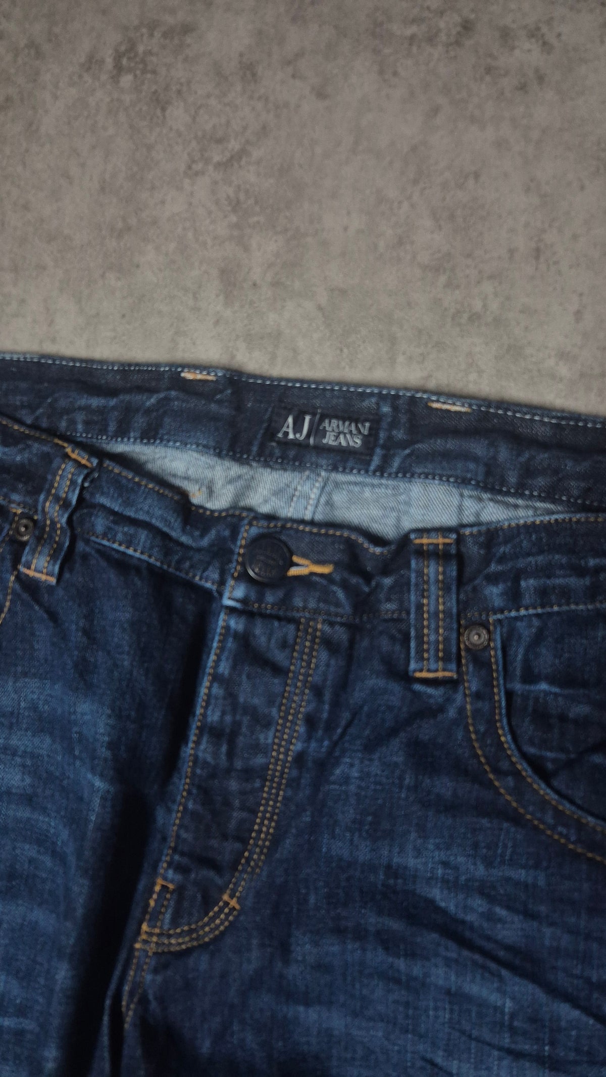 Armani Backprint Jeans