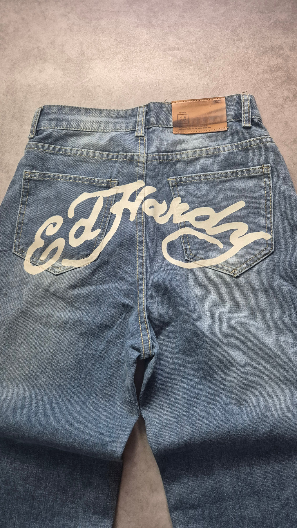 Backprint Baggy Jeans (M)