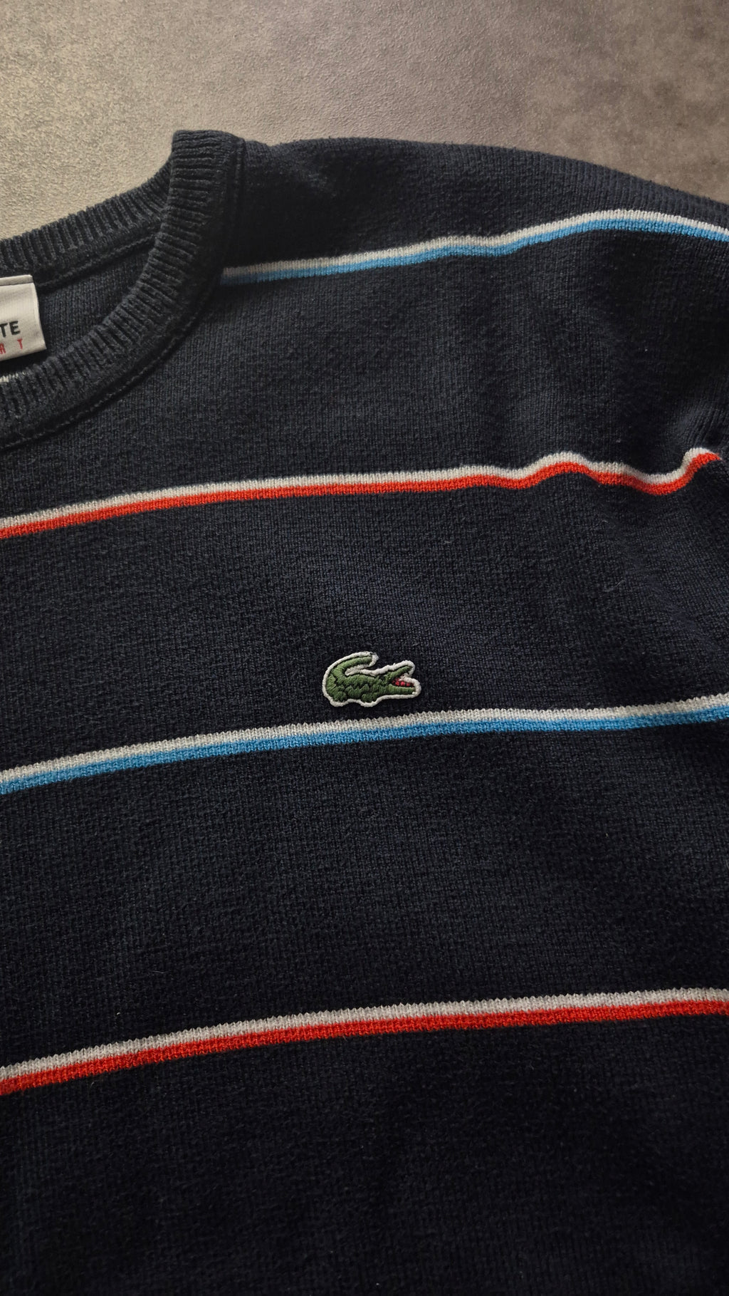 Lacoste sweater gestreift (L)