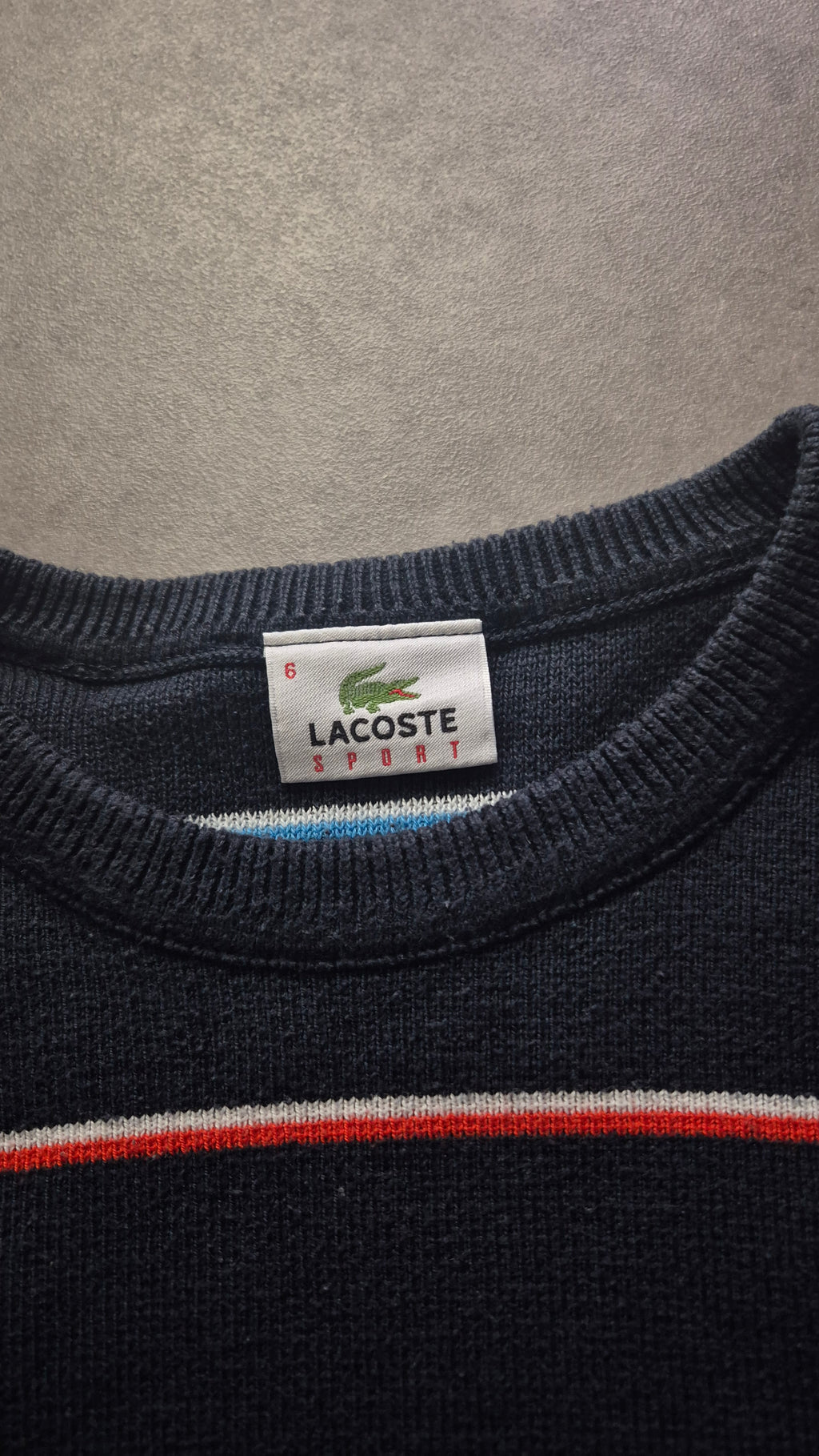 Lacoste sweater gestreift (L)